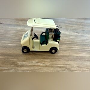 Limited Edition Fossil Golf Cart Desk Clock Nativity Collectible Limited Edition